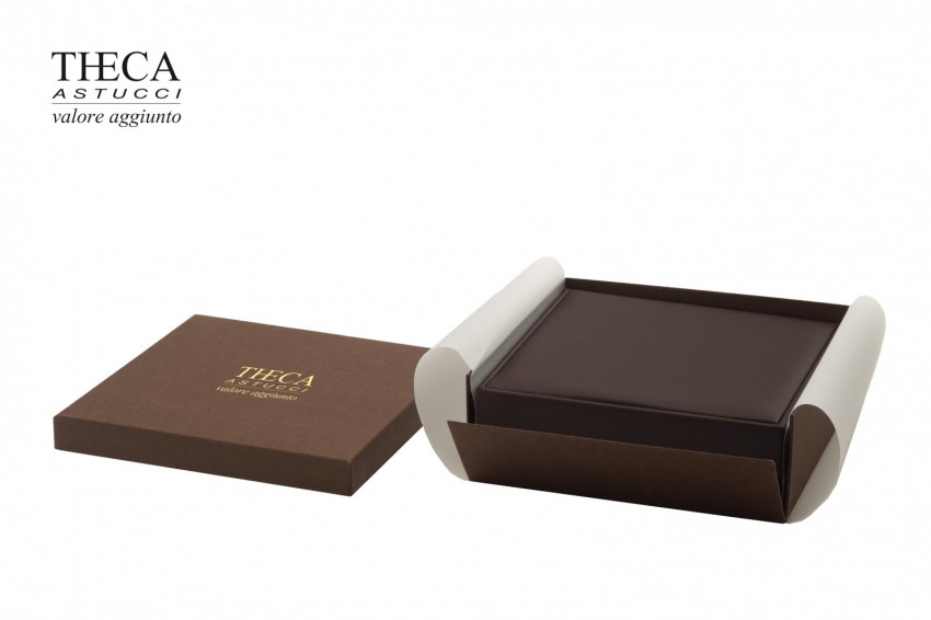 Maldive presentation box for ring earrings 70x70x70 brown - M654670 - Photo 3