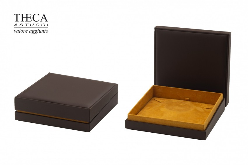 Maldive presentation box for ring earrings 70x70x70 brown - M654670 - Photo 2