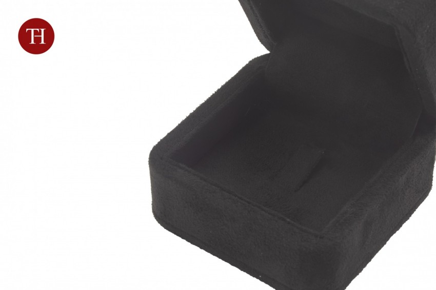 Divani astuccio per anello con luce led 60x60x66 nero - DIV0410 - Foto 2