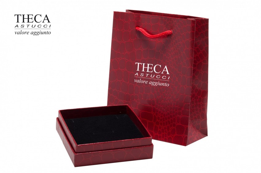 Gator presentation box with gift bag for pendant 90x90x25 red - 9501621 - Photo 2