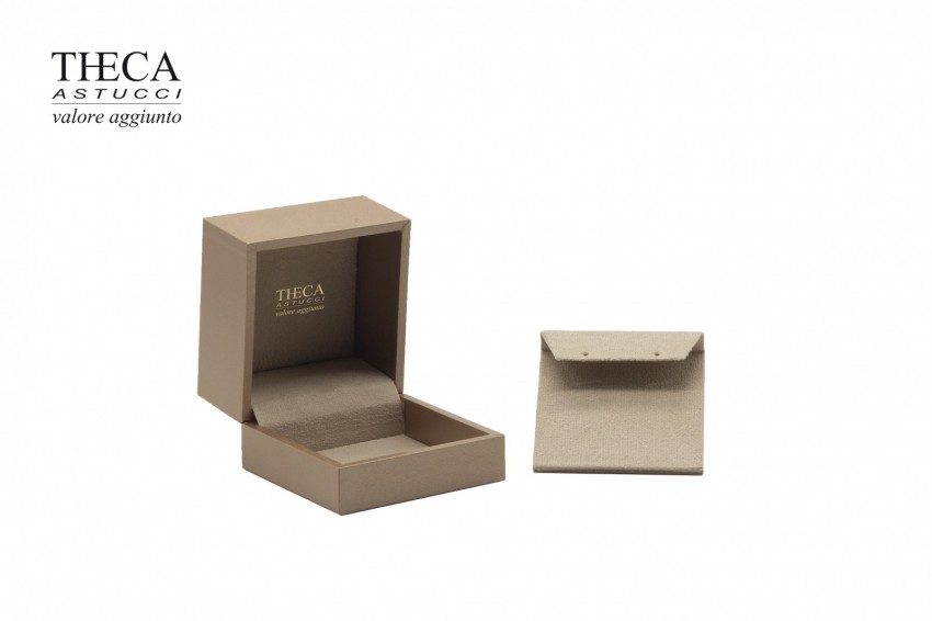 Cristallo gold presentation box for ring earrings 78x78x58 - CRI0575 - Photo 2