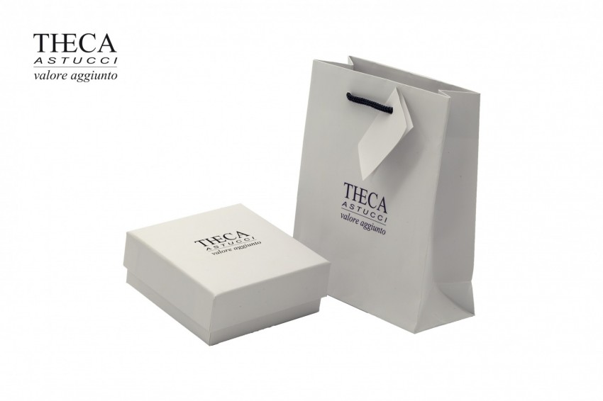Iridio wedding rings box with gift bag 95x95x39 white - FED1650 - Photo 2