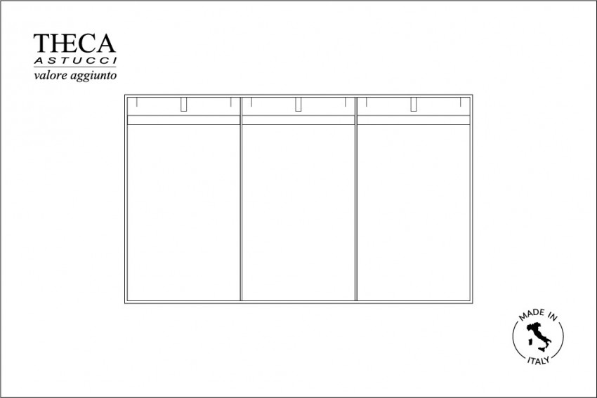 Chloe tray for 3 movable necklace 121x220 mm 376x226x33 - CHL4600 - Photo 4