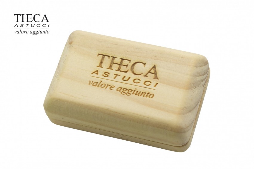 Natural wood wedding rings box 78x52x27 - NAF6300 - Photo 2