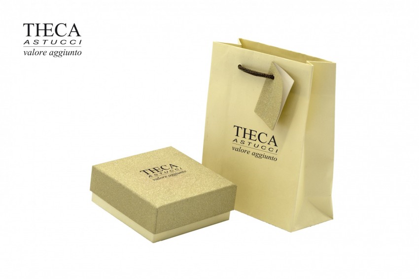 Iridio wedding rings box with gift bag 95x95x39 gold - FED1680 - Photo 2