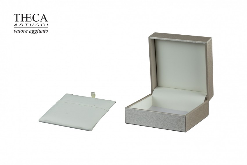 Atlas presentation box for ring earrings 104x104x51 cream - ATA3751 - Photo 3