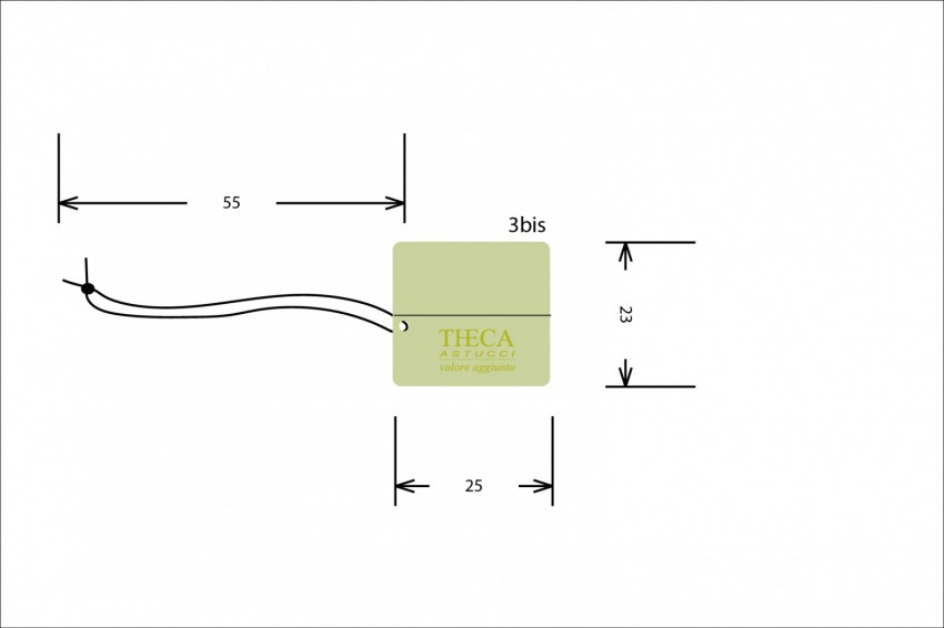 Cartellini prezzi plexiglass 35x15x3 mm - Accessori per gioiellerie