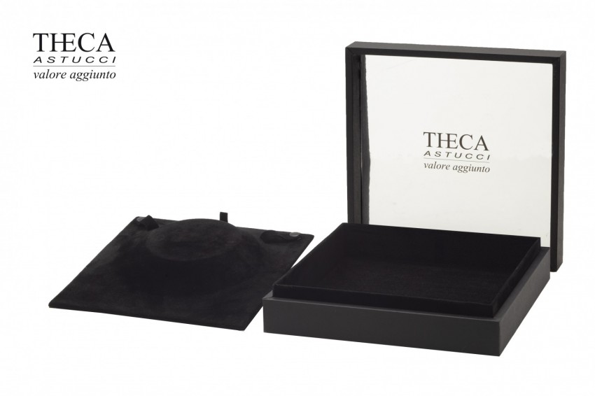 Cubo black presentation box for necklace 190x190x55 - CUN4810 - Photo 2