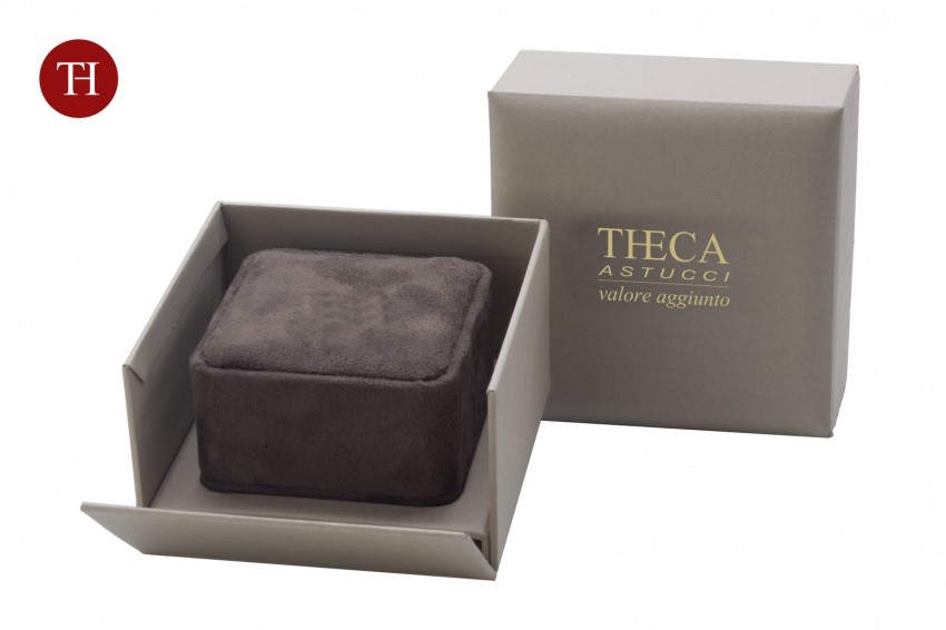 Vela presentation box for earings clips 70x70x50 lt. brown - VES3255 - Photo 4