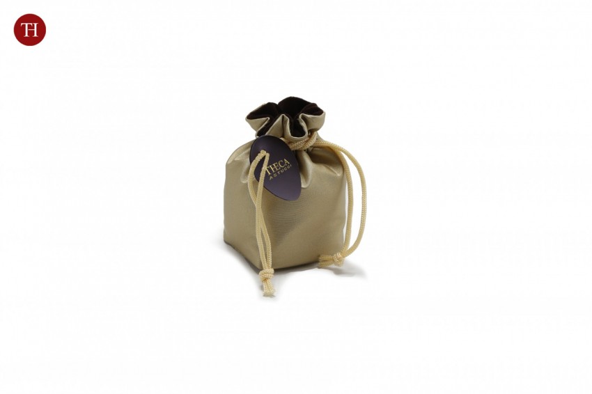 Jewellery pouches Faux leather pouches Jewelry pouches Elegance Jewelry pouch 50x50x100 gold &hellip;