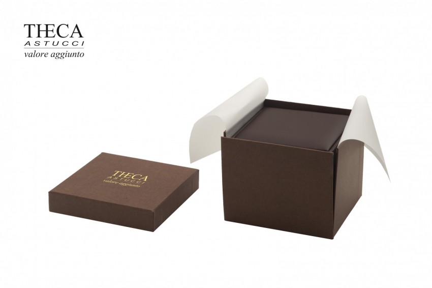 Maldive presentation box for earrings ring pendant 70x70x70 brown - M653770 - Photo 3